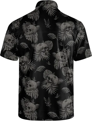 Miniatura 2 de Camisas de golf divertidas para hombre, camisas polo hawaianas de los años 80, camisas polo divertidas hawaianas para playa, verano, golf