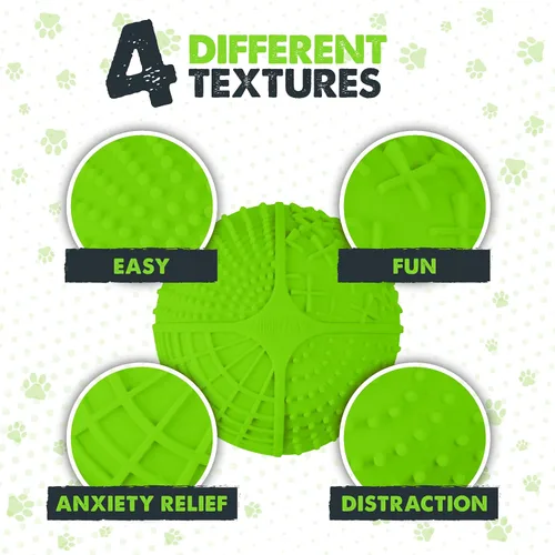 Miniatura 5 de Cuenco para lamer interactivo para perros Mighty Paw, de silicona libre de BPA, alivio de la ansiedad, apto para lavavajillas, 2 modos, 4 texturas