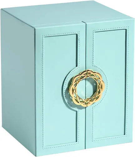 AOSIFIEL Joyeros organizadoresestuche grande de pie con 5 cajones, regalo para mujeres, adolescentes, niñas, niños, gran joyeríasoporte de cuero