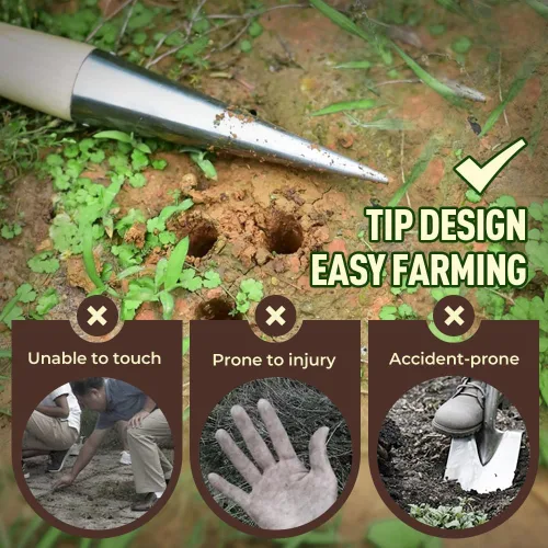 Miniatura 4 de Excavadora de agujeros para plantar, herramienta de sembradora manual 2026, herramienta de plantación de bulbos, trasplante de semillas de plantas 1
