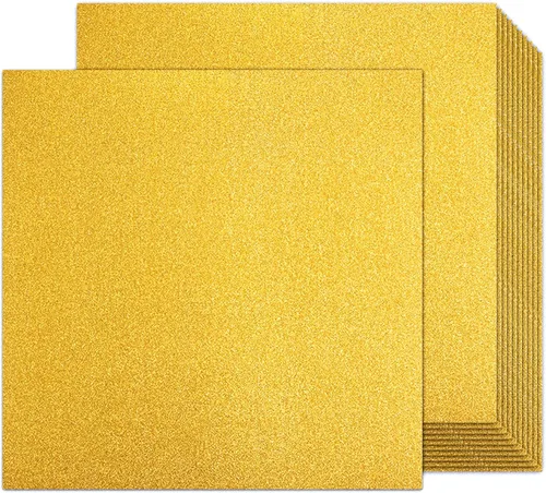 Miniatura 18 de Cartulina de Purpurina Rosa Doble Cara - Goefun 24 Hojas 12x12, 280 g/m²/100 LB Papel Metálico Rosa para Tarjetas de San Valentín, Decoración