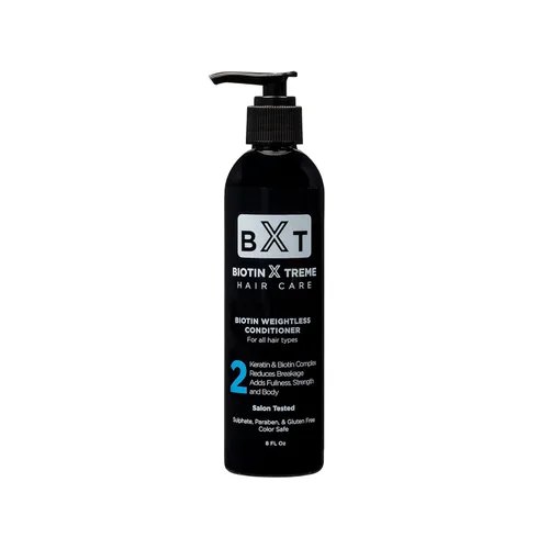 Biotin X Treme - Acondicionador natural para el crecimiento del cabello con biotina y queratina para adelgazar el cabello, fortalece, suaviza y