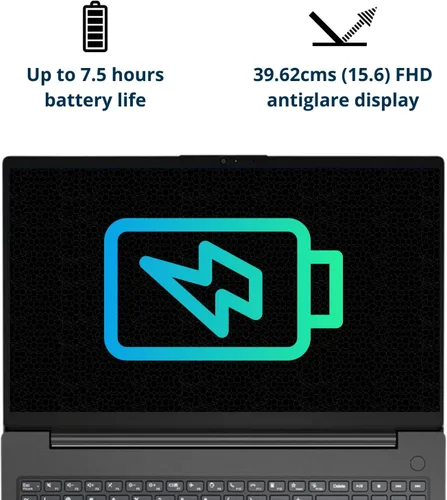 Miniatura 3 de Laptop Lenovo V15, pantalla FHD de 15.6 pulgadas, procesador AMD Ryzen 5 5500U de seis núcleos (supera al Intel i7-1065G7), 16 GB RAM, SSD de 1 TB
