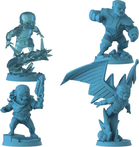 Miniatura 4 de CMON Marvel United X-Men Gold Team Expansion Juego de miniaturas de mesa Juego de estrategia Juego cooperativo para adultos y niños A partir