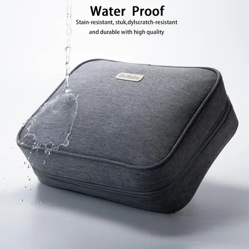 Miniatura 5 de Estuche organizador grande para lápices, tamaño XXL, capacidad extra grande, multifuncional, impermeable, portátil, para artistas, oficina, funda