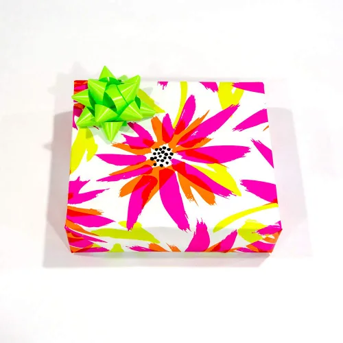 Miniatura 2 de Caja de regalo de dulce de azúcar floral con forma de explosión de sol, 2 libras