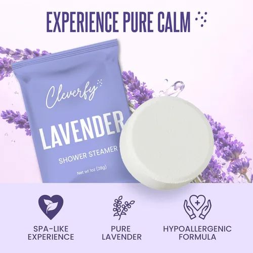 Miniatura 4 de Cleverfy Vaporizadores de ducha de lavanda para aromaterapia, regalos de cumpleaños para mujeres, mamá, esposa, abuela, ella, mejor amiga, hija