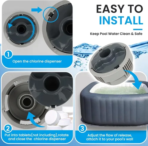 Miniatura 4 de P05345, P03821 Dispensador químico del cloro para el balneario de la tina caliente de la piscina