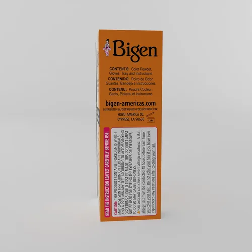 Miniatura 6 de Bigen - Tinte permanente en polvo, marrón medio intenso #56, paquete de 6 unidades 56 Rico Marrón Medio