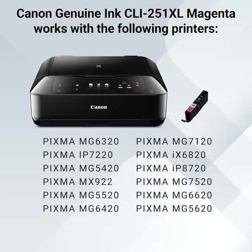 Miniatura 6 de Canon CLI-251 – Cartucho de tinta de tanque individual, M XL