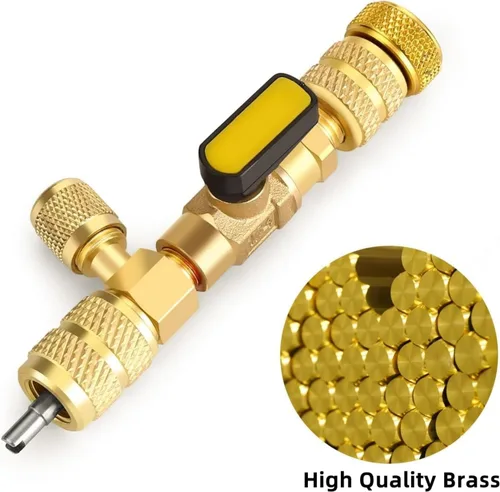 Miniatura 6 de R410A R22 Herramienta de instalación de extracción de núcleo de válvula de CA, removedor de núcleo de válvula, doble tamaño de 1/4 "-5/16