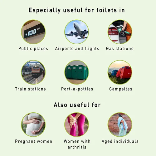 Miniatura 3 de PeeBuddy 10 Embudos Dispositivo para Orinar Femenino Embudo de Orina Desechable Sin Desorden Viajes, Camping, Senderismo, Festivales