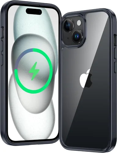 Miniatura 1366 de FNTCASE Funda para iPhone 13 Pro-Max: Fundas magnéticas transparentes compatibles con Magsafe Slim anti amarillamiento protección contra caídas