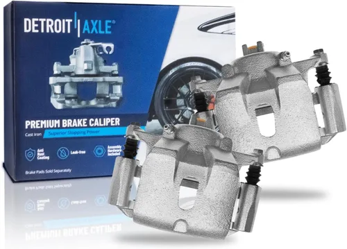 Miniatura 97 de Detroit Axle - 4 pinzas de freno para Honda Element 2003-2011 Pinzas de freno de disco con soportes 2004 2005 2006 2007 2008 2009 2010 reemplazo