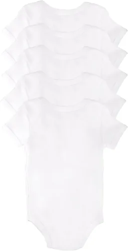 Miniatura 3 de Unisex Baby Bodysuits Packs I White Long and short sleeve Bodysuits I Breathable & Comfort