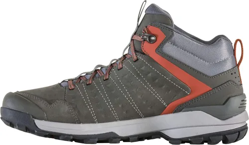 Miniatura 3 de Oboz Sypes Mid Leather Botas impermeables para hombre, color plomizo, talla 15, mediana, plomizo