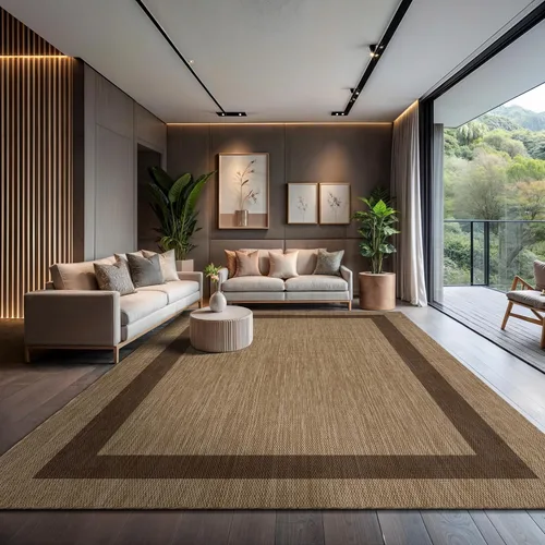 Miniatura 83 de CAMILSON Alfombra para exteriores, alfombras modernas para patios interiores y exteriores, tapetes de cocina y pasillo, alfombra lavable para porche