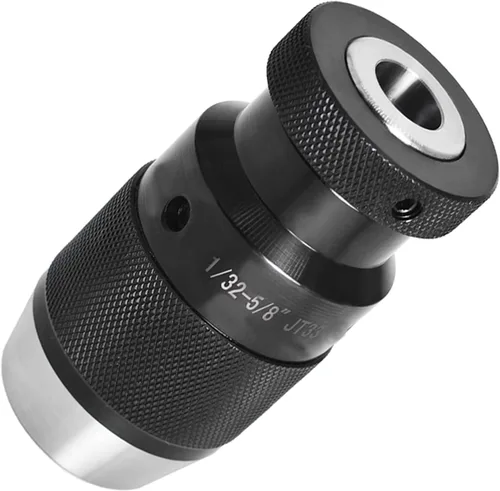 Miniatura 5 de 1/32-5/8 JT33 - Abrazadera de perforación autoaprietante sin llave con orificio cónico para fresadora de torno CNC