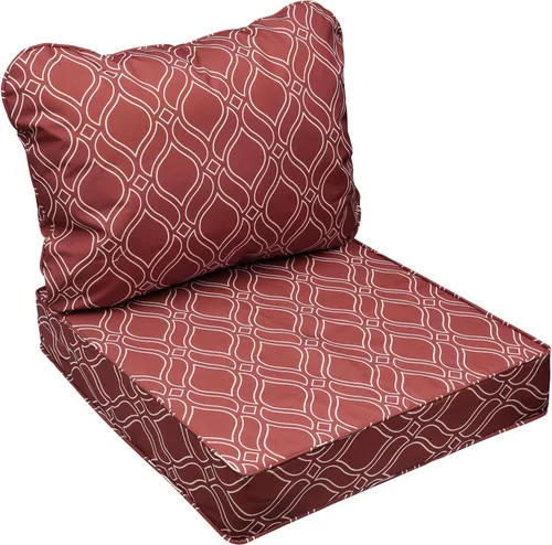 Miniatura 25 de AAAAAcessories Cojines de asiento para exteriores, resistentes a la decoloración, cojines de repuesto impermeables para muebles de patio, 21 x 21 x