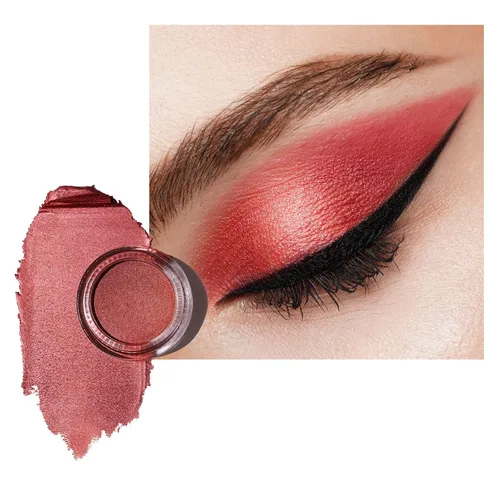 Miniatura 13 de Oulac Sombra de ojos en crema Nude Pearl también para iluminador, sombra de ojos brillante impermeable y de larga duración con fórmula hidratante