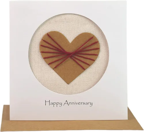 Miniatura 17 de Camellia Bees Tarjeta de 10º Aniversario, Tarjeta Temática de Boda en Lata de Aluminio para Esposo, Esposa, Pareja (10º)