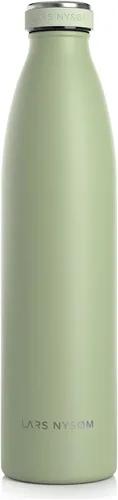 Miniatura 79 de LARS NYSØM Botella de agua XL de acero inoxidable aislada 12oz 17oz 25oz 34oz 51oz Botella térmica aislada para bebidas calientes y frías Azul