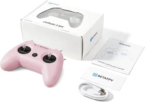 Miniatura 7 de BETAFPV LiteRadio 2 SIM Drone Simulador de Vuelo Controlador para FPV Entrenamiento de Pilotos Principiantes, Compatible con la mayoría