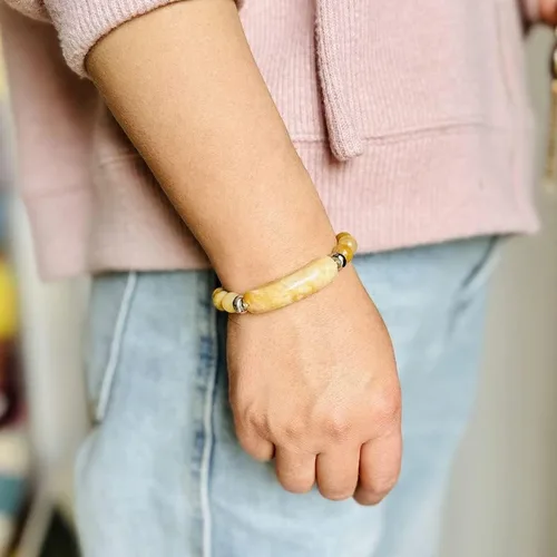 Miniatura 2 de PEAS Joyería de moda Pulsera de piedra curativa Pulsera elástica de energía de cristal