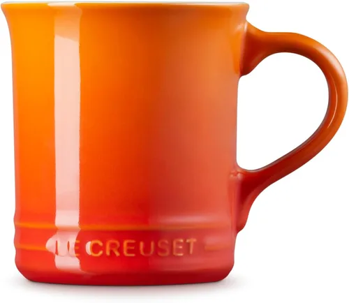 Miniatura 7 de Le Creuset Juego de 2 tazas de esmalte en acero con acabados metálicos y cerámica, 1.25 cuartos de galón de agua y (2) tazas de 14 onzas, llama