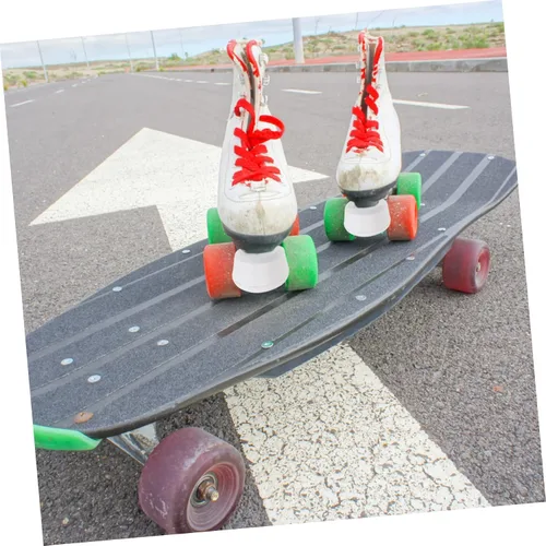 Miniatura 9 de Kisangel Patines de ruedas Patines de freno Patines ajustables Patines de cuatro ruedas Patines de ruedas Bloque de freno de goma Tapón Patines