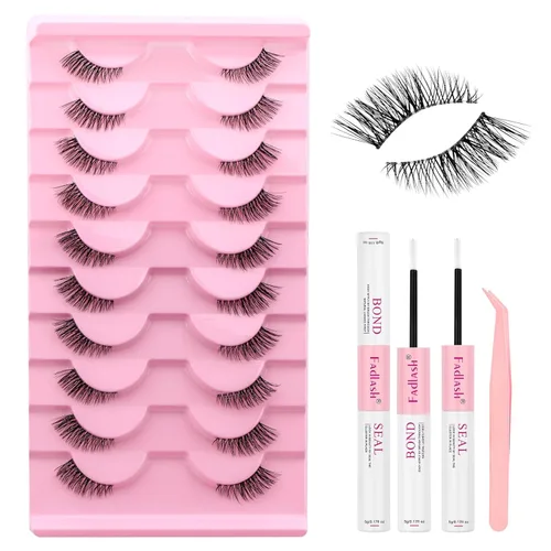 Miniatura 58 de Extensiones de pestañas individuales en grupo, bandeja mixta de volumen 3D, esponjosas, suaves, D rizadas, dramáticas, para colocar en casa