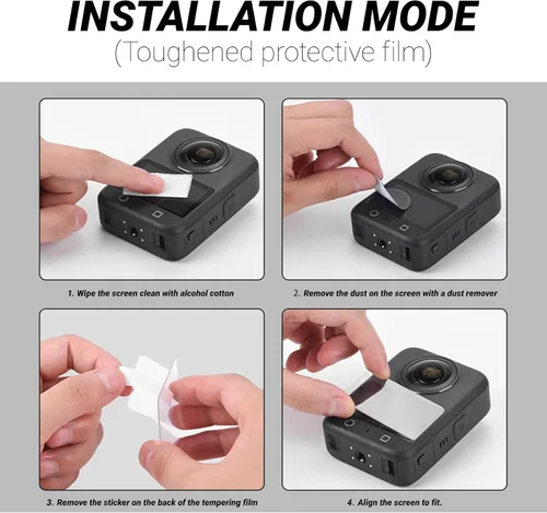 Miniatura 6 de Protector de lente compatible con DJI Osmo 360, protectores de lente transparentes para osmo 360 con protector de pantalla de lente para DJI Osmo