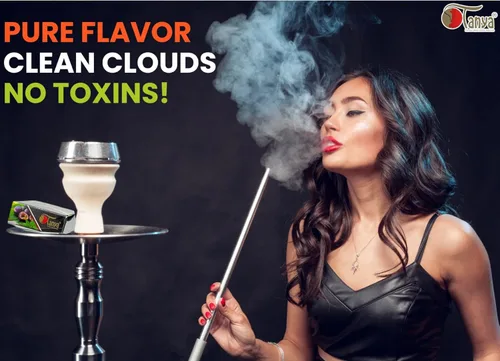 Miniatura 5 de Tanya Hookah Shisha Sabores, sin tabaco y nicotina, paquete variado de frutas, 1.76 oz (paquete de 3) fresa, arándano y mango.