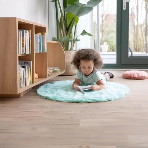 Miniatura 76 de Super Area Rugs - Alfombra de piel de oveja suave y esponjosa Gris oscuro