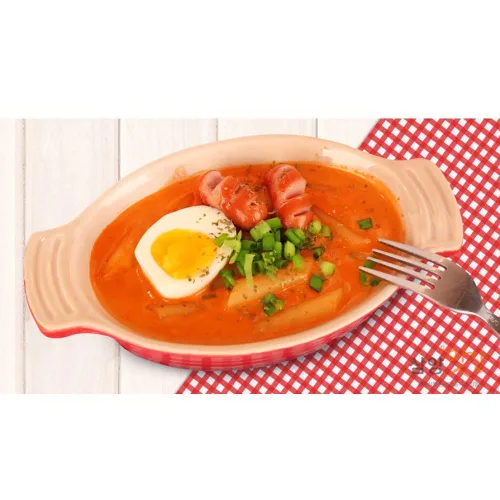 Miniatura 4 de Samyang Carbo Buldak (pollo asado) Tteokbokki picante y caliente de pastel de arroz (1)