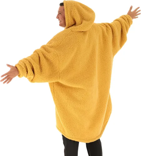 Miniatura 14 de THE COMFY Teddy Bear From Shark Tank Patented Zipper Oversized Sherpa Wearable Blanket Hoodie Gift for Women & Men