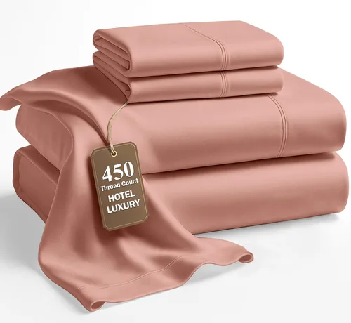 Miniatura 36 de LANE LINEN - Sábanas tamaño Split King para cama ajustable, 450 hilos, 100% algodón, 2 sábanas bajeras individuales XL, con bolsillo profundo, 05