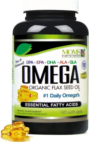 Mezcla natural Omega 3-6-9 con DPA, EPA, DHA, ALA y GLA y aceite de semilla de lino orgánico más aceite de pescado natural capturado en la