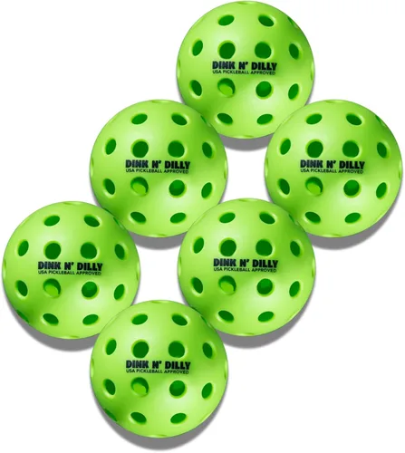 Miniatura 8 de Dink N' Dilly Pickleball Paddle USAPA Approved Lightweight with Cushion Grip, Ideal for All Skill Levels, Premium Quality Paddle and Balls for 2