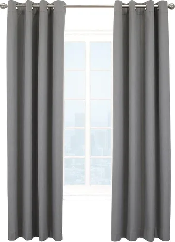 Miniatura 2 de LOFT LIVING Kelsey - Panel de cortina con textura opaca total, 52 x 63 pulgadas, color gris