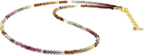 Gempires - Gargantilla de cristal curativo hecha a mano, hipoalergénica, chapada en oro de 18 pulgadas, elegante joyería de uso diario