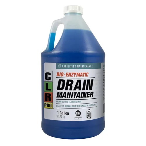 CLR PRO - Tratamiento comercial de drenaje y trampa de grasa, fórmula microbiana de mantenimiento preventivo, botella de 1 galón