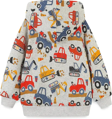 Miniatura 9 de Sudadera con capucha de forro polar de algodón para niños pequeños 2-7T