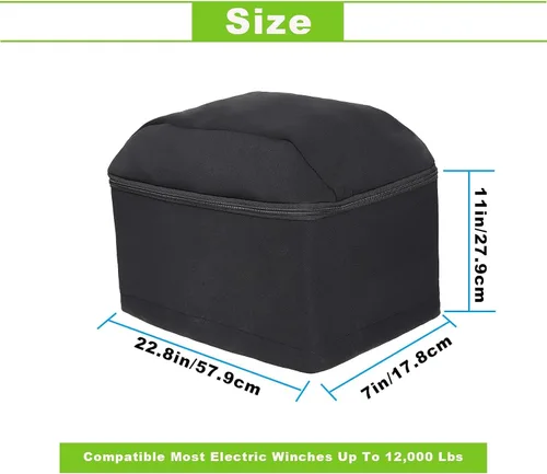 Miniatura 2 de Cubierta de cabrestante, resistente a los rayos UV, impermeable, cubierta protectora para cabrestante con cordón, accesorios de cabrestante