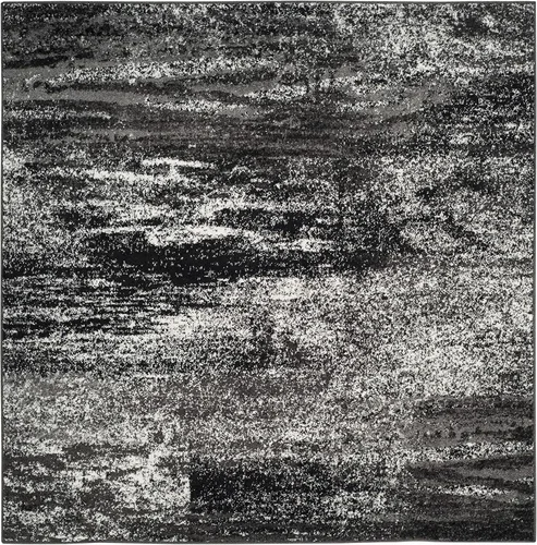 Miniatura 69 de SAFAVIEH, colección Adirondack - Alfombra de 6 x 9 pies, plateada/multicolor, abstracta, moderna, no desprende pelo, de fácil cuidado, para zonas