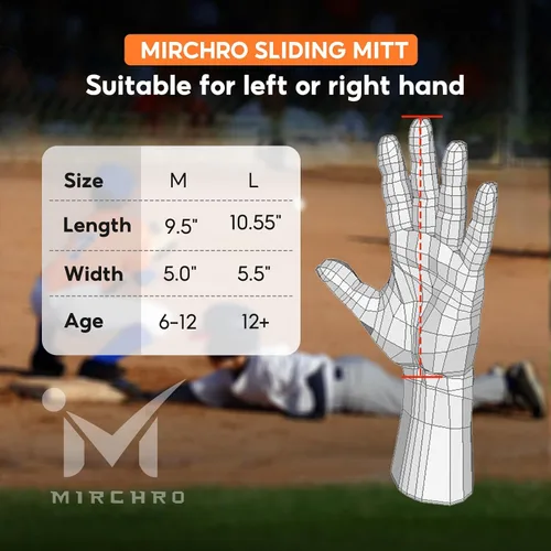 Miniatura 4 de Guante deslizante para jóvenes y adultos, guante de béisbol y sóftbol para protección de la mano, accesorio Drippy Drip diseño ambidiestro Negro