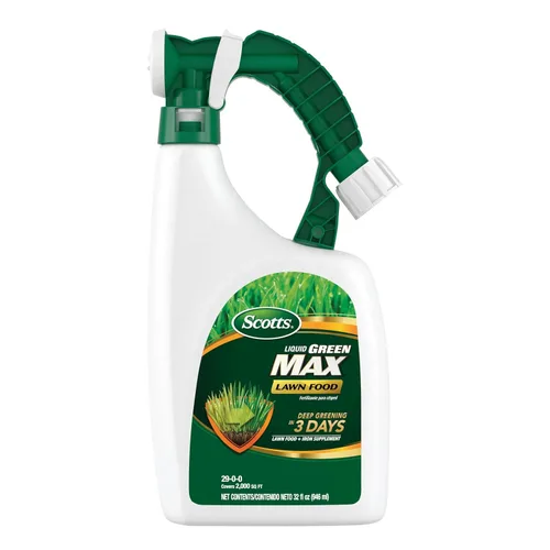 Miniatura 17 de Scotts Green Max Lawn Food, fertilizante para césped y suplemento de hierro para césped más verde, 10,000 pies cuadrados, 33.33 libras.