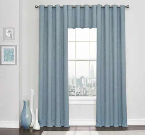 Miniatura 3 de Eclipse Kingston - Cortinas opacas para dormitorio, 52 x 63 pulgadas, oscurecimiento con aislamiento, panel individual con ojales en la parte
