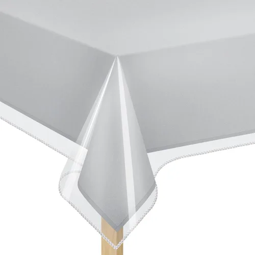 Miniatura 6 de Elaine Karen - Protector de mesa de plástico transparente 100% impermeable, protector de mesa de plástico transparente y cristalino para mesa