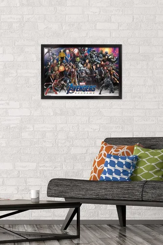 Miniatura 2 de Trends International Marvel Cinematic Universe - Avengers - Endgame - Póster de pared de alineación, 14.725 x 22.375 pulgadas, versión enmarcada